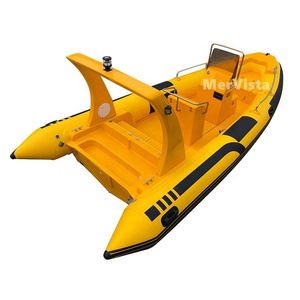 Offre Spéciale approbation CE quille profonde <span class=keywords><strong>19</strong></span> <span class=keywords><strong>pieds</strong></span> Hypalon <span class=keywords><strong>bateau</strong></span> luxe fibre <span class=keywords><strong>de</strong></span> verre nervure 580 - Product Image 4
