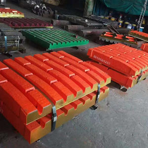 อะไหล่คุณภาพสูง ทนทาน เคลื่อนย้ายได้ แผ่นกรามแบบแกว่งได้ C96 C106 C110 C120 แผ่นฟันบดแบบแข็งสำหรับเครื่องบดกราม - Product Image 1