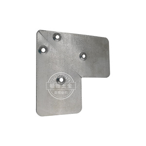 Support d'angle en aluminium zingué pour quincaillerie de porte et fenêtre, décoration intérieure - Product Image 4
