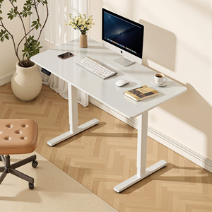 एर्गोनोमिक एकल मोटर इलेक्ट्रिक ऊंचाई-घर कार्यालय गेमिंग टिकाऊ निर्माण के लिए समायोज्य डेस्क - Product Image 4