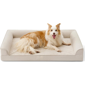 Luxury Removable Washable Oil-Proof Stain-Proof Waterproof Dog <b>Sofa</b> Bed Large Memory Foam Orthopedic Pet Bed - Product Image 1