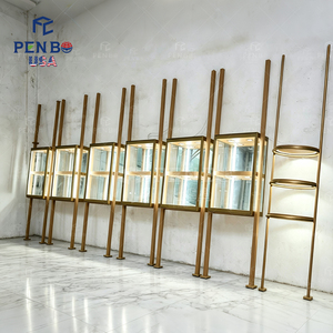 Vitrine à bijoux de luxe avec éclairage LED, présentoir sur mesure pour bijouterie, mobilier d'exposition pour salle d'exposition - Product Image 4
