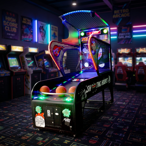 Máquina de Juego Arcade de Baloncesto HGR Deluxe, 1 Jugador, 120W, 250KG, Equipo Comercial para Niños y Adultos - Product Image 4