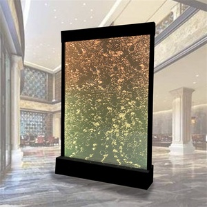 แผงบับเบิ้ลอะคริลิคตั้งพื้นพร้อมไฟ LED <span class=keywords><strong>ส</strong></span>ีแผงผนังฟองหน้าจอตกแต่งคุณลักษณะน้ํา - Product Image 2