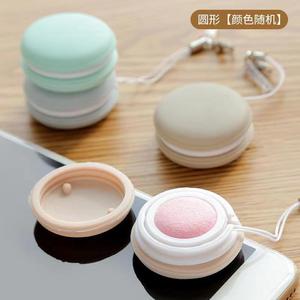 Heart Shape Phone Cleaning Cloth Pendant PP Silicone Blue Pink Khaki Green Mobile Phone Straps - Product Image 4