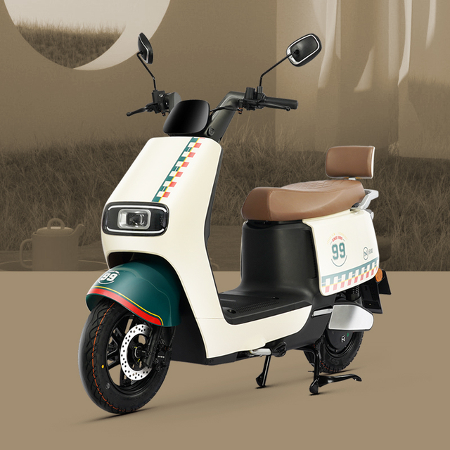 YAKE 60V20Ah Lead-Acid Battery Electric Scooter 500W Motor Front and Rear Disc Brake  Max Speed 45KM/H Cheap Two Wheel Scooter