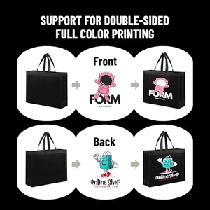 Bolsas de Compras de Tela No Tejida al por Mayor, Bolsos de Ropa Personalizados de Alta Gama, Impresión de Logotipo Personalizado - Product Image 2