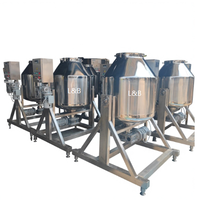 Mélangeur rotatif à tambour en acier inoxydable 350L L&B, prix usine, pour épices et poudres