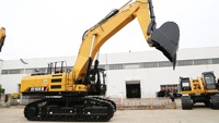 Excavatrice sur chenilles SY980H, garantie 1 an, moteur haute efficacité, boîte de vitesses PLC, pompe hydraulique, roulement, MARQUE DE PREMIÈRE QUALITÉ, puissance 425KW