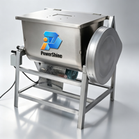 Mélangeur à farine commercial 15kg-150kg, machine à pétrir la pâte automatique, contrôle numérique, vitesse réglable, bol en acier au carbone, 220V
