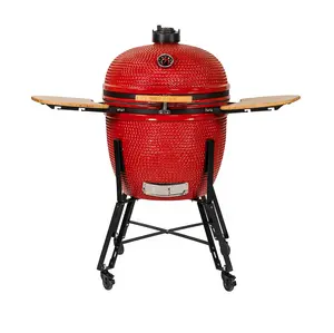 27 pollici vendite dirette in fabbrica al di fuori del giardino forno per pizza in ceramica griglia per barbecue a carbone fumatore kamado Grill