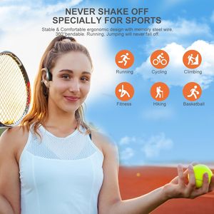 Auriculares de Conducción Ósea Aamft, Bluetooth 6.0, Inalámbricos de Oreja Abierta con Micrófono, 10 Horas de Reproducción, Resistentes al Agua IPX4, para Uso Deportivo - Product Image 6