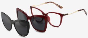 Nouvelles Lunettes de Soleil Polarisées 2026 avec Monture Métallique TR90 et 2 Clips Magnétiques, Protection UV400, Vente Directe Usine, Logo Personnalisé - Product Image 3