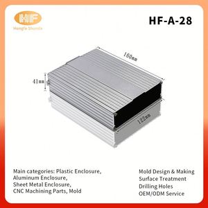 OEM ODM Custom Length Extruded Aluminum PCB Battery Box Housing Aluminium Profile Electronic <b>Enclosure</b> Control Box - Product Image 3