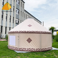 Tente de camping gonflable de luxe en PVC Oxford, imperméable, quatre saisons, abri portable d'extérieur, cabane familiale pour le glamping