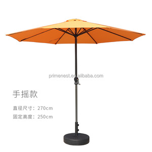 Sombrilla de <span class=keywords><strong>Patio</strong></span> para exteriores grande de primera calidad, sombrilla de jardín de diseño moderno, sombrilla duradera plegable, tela impermeable, muebles de exterior - Product Image 5