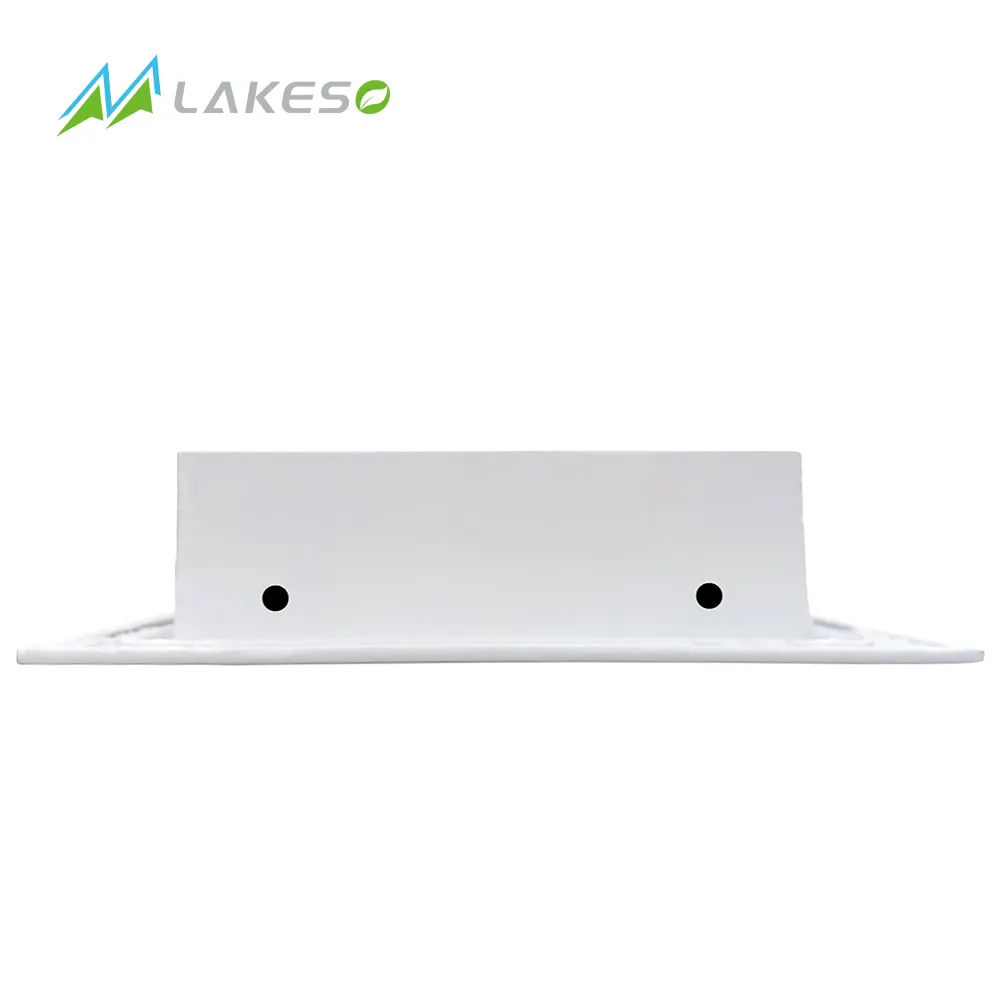 Lakeso 12*6 pouces diffuseur à fente linéaire moderne trois fentes grilles d'aération linéaires en aluminium Triple fente pour climatiseur crique d'aération