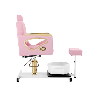 Commercio all'ingrosso di bellezza sedia da bagno per salone di bellezza speciale per la terapia del piede sedia per il lavaggio del piede rosa squisita sedia per Pedicure - Product Image 4