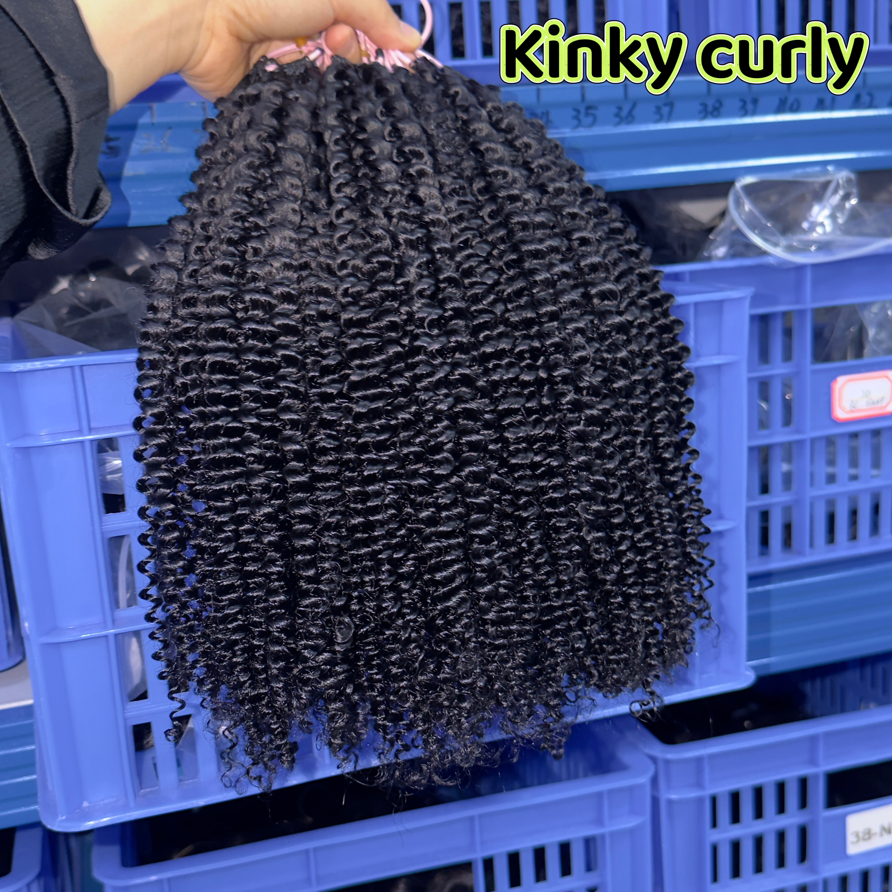 Lot de 1 mèche crochetée Kinky Curly (100g/mèche)