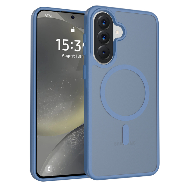 Frosted Magnetic Case for Samsung Galaxy A57 A37 A27 A17 A07 A56 A36 A26 A55 Military Grade Translucent Shockproof Back Cover