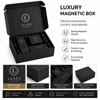 Caja de Envío Magnética de Lujo con Logotipo Personalizado, Caja de Embalaje Premium para Regalos