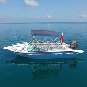 Bateau de pêche en aluminium de 16 pieds Conception de <span class=keywords><strong>coque</strong></span> ouverte Bateau à vitesse rapide et stable pour la mer et l'eau douce - Product Image 6