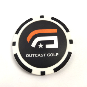 Marqueurs de balles de golf personnalisés avec logo du fabricant, jetons de <span class=keywords><strong>poker</strong></span> en argile avec <span class=keywords><strong>tube</strong></span> - Product Image 2