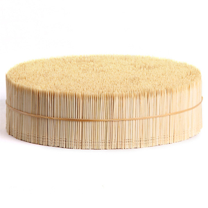 Remise directe du fabricant cure-dents biodégradable jetable Double point bois menthe longueur personnalisée cure-dents en bambou en vrac - Product Image 4