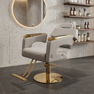 Silla de Peluquería Vintage Multifuncional de Alta Calidad, Silla de Peluquería Versátil para el Hogar, Gimnasio, Comedor, Barbería - Product Image 2