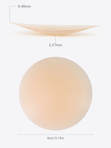 Tự dính Matt vô hình pasties núm vú bao gồm với hộp từ vòng có thể giặt tái sử dụng Silicone núm vú Bìa - Product Image 6