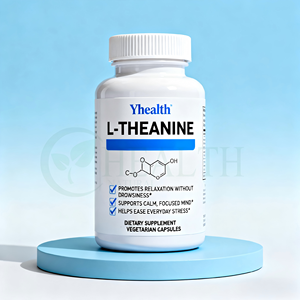 Toptan Beyaz Etiket Zayıflama Yeşil Çay Ekstresi Kapsülleri l Theanine Kapsülleri 500mg L-theanine Kapsülleri - Product Image 5