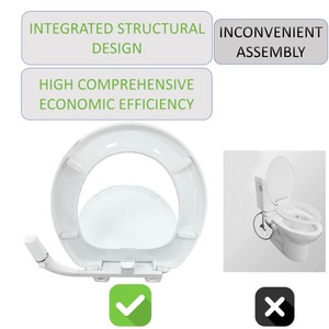 Лучший туалет с сиденьем для биде, не нужен сантехник - Product Image 2