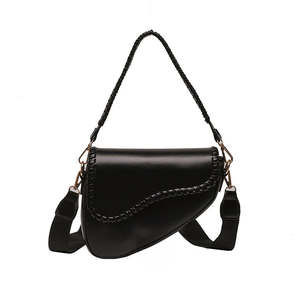 Nouveau sac à bandoulière simple pour femme, sac à bandoulière en cuir pour femme, sac de selle, vente en gros d'usine - Product Image 5