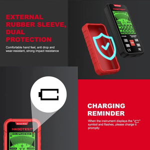 HABOTEST HT628AB Elektromanyetik Radyasyon Test Cihazı Taşınabilir El Tipi Radyo Frekans Alan Test Cihazı USB Şarjlı <span class=keywords><strong>EMF</strong></span> Ölçer - Product Image 5