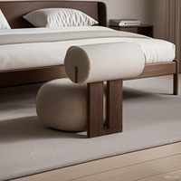 Fauteuil simple en bois massif de luxe nordique, rembourré de mousse, style moderne minimaliste, rouge, pour salon, hôtel, chaise de loisirs