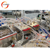 Ligne d'extrusion de profilés en composite bois-plastique PE WPC / Machine de fabrication de planches de terrasse creuses ou pleines pour extérieur / Extrudeuse de panneaux muraux WPC