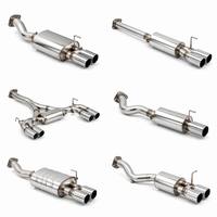 Sistem Knalpot Catback Valvetronic BMW Seri 3 F30 G20 320i 330i M340i B48 B58 SS304 dengan Peredam Suara Berkatup dan Empat Ujung Knalpot, Kontrol Jarak Jauh
