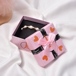 Fashion Kids <b>Watch</b> Boxes Butterfly Knot Bracelet <b>Watch</b> Gift Packaging with Square Pattern Lid and Base <b>Case</b> for Kids - Product Image 3