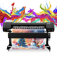 Impresoras de Inyección de Tinta Automáticas de Gran Formato para Impresión Textil por Sublimación Xp600 I3200, para Pancartas, Vinilos, Carteles Publicitarios, con Tinta Eco Solvente