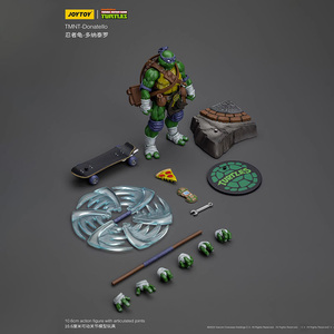<span class=keywords><strong>JOYTOY</strong></span> TMNT-ดอนเนตโต้ ฟิกเกอร์แอคชั่นขนาด 1/18 โมเดลขยับได้ ของสะสม ตุ๊กตาจิ๋ว รูปปั้นขนาดเล็ก อุปกรณ์เสริมตัวละคร ฐานตั้ง - Product Image 6