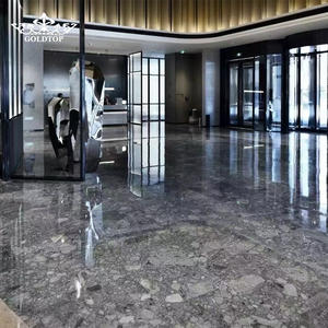 Losas Grandes de Mármol RITZ GRAY Pulido de Lujo Goldtop para Pisos Modernos de Villas y Paredes Impermeables - Product Image 3