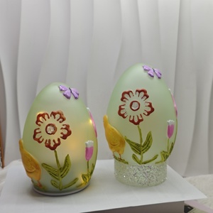 Huevo de <span class=keywords><strong>Cristal</strong></span> Decorativo con Luz LED Giratoria Soplado <span class=keywords><strong>a</strong></span> Mano, Centro de <span class=keywords><strong>Mesa</strong></span>, Decoración para el Hogar, Regalo de Pascua, Venta al por Mayor para el Dí<span class=keywords><strong>a</strong></span> de Pascua - Product Image 6