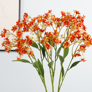 ดอกเบญจมาศเทียมขายส่ง ดอกไม้ประดิษฐ์ผ้าไหมขนาดเล็ก สำหรับตกแต่งโต๊ะกลางบ้าน งานแต่งงาน และงานปาร์ตี้ - Product Image 1