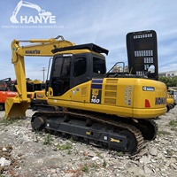Escavatore Cingolato Usato Komatsu PC160 di Origine Giapponese in Buone Condizioni per Demolizioni Urbane e Progetti di Movimento Terra