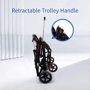 Silla de ruedas manual ligera 2025 con cuatro ruedas, accesorio de China para equipos de rehabilitación para el cuidado de ancianos - Product Image 6