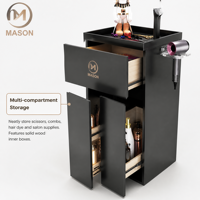 Meuble de Salon Commercial : Armoire à Outils, Poste de Coiffure, Casier de Rangement pour Barbier et Unité de Rangement – Durable, Moderne, Fabriqué à Zhejiang par MASON