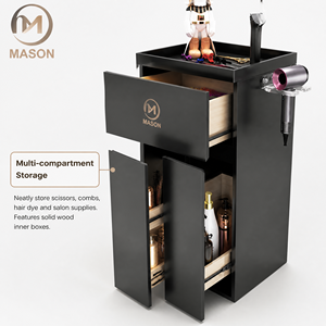 Meuble de Salon Commercial : Armoire à Outils, Poste de Coiffure, Casier de Rangement pour Barbier et Unité de Rangement – Durable, Moderne, Fabriqué à Zhejiang par MASON - Product Image 5