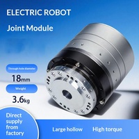 Módulo de motor de articulación armónica para robot humanoide, accionamiento eléctrico integrado, motor de torque hueco sin escobillas de alta densidad de torque