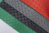 DIY Verschleißfeste Moderne PVC-Gummibodenmatte Rolle Wasserdicht Umweltfreundlich Münzmuster Garage Heim Werkstatt Supermarkt