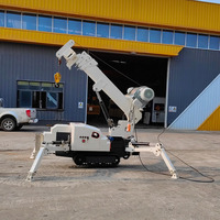 Grue araignée ZONGTU à prix d'usine, 5 tonnes, flèche télescopique, chenilles pliables, hauteur de levage max. 12 m, portée 2-12 m, personnalisable